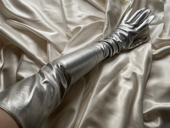 Matte satin gloves deals