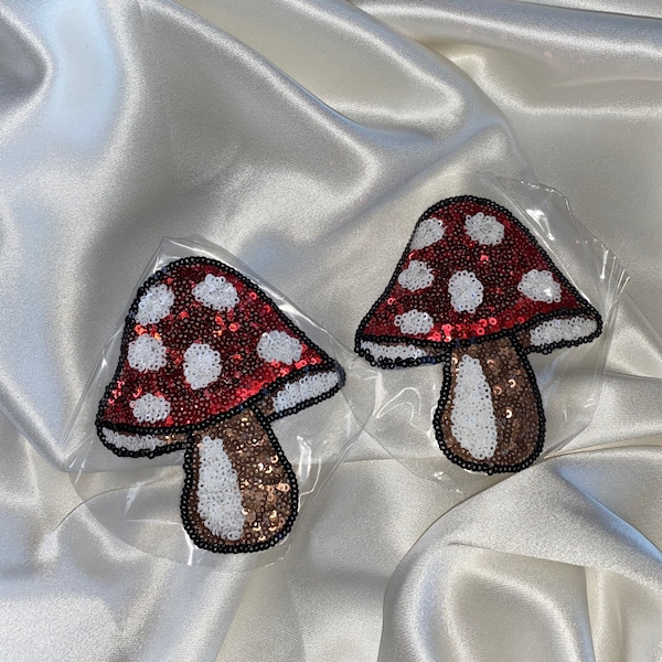 Cache-tétons original en forme de champignon à paillettes - danseuse burlesque, faites glisser votre lingerie pour déguisements - cadeau gag pour ses couvre-déguisements de festival rave