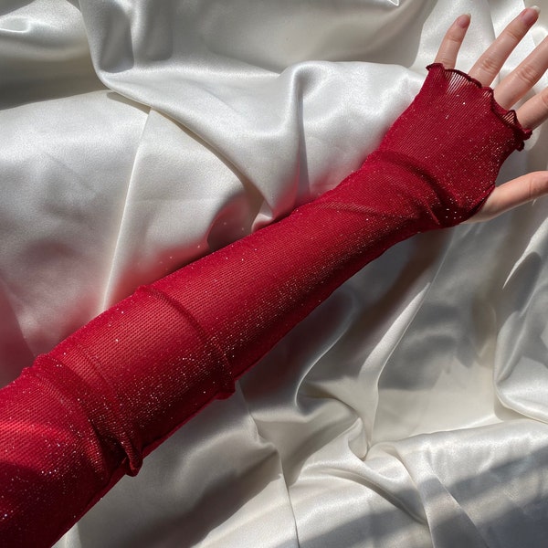 Sheer Arm Cover With Thumb Hole Etsy