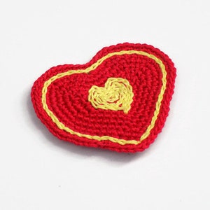 CROCHET PATTERN Valentine's Day Crochet Heart or my Shape Building Techniques