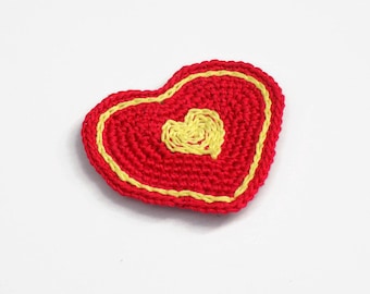 CROCHET PATTERN Valentine's Day Crochet Heart or my Shape Building Techniques