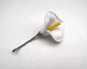 TUTORIEL DE CROCHET Fleur de Calla au Crochet pour la Déco ou Bouquets