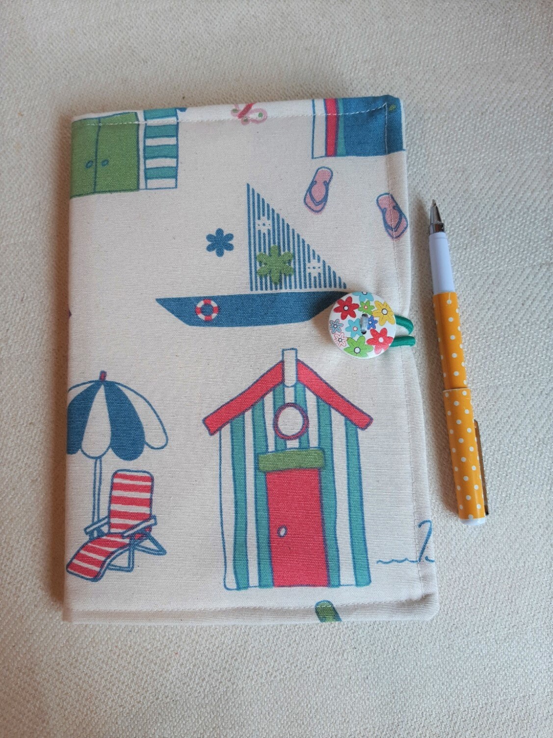 A5 Notebook Beach Hut Cover Hardback Journal Writing Book | Etsy