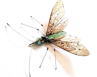 Daddy Long Legs Fly, Circuit Board Insect by Julie Alice Chappell
