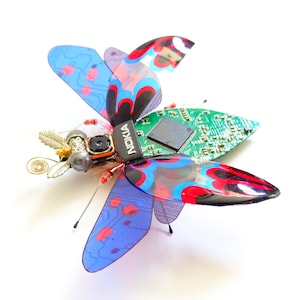 The Nokia Beetle, Fantasy Circuit Board Insect by Julie Alice Chappell image 1