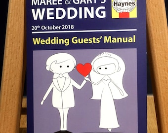 Haynes Manual Wedding Invitations