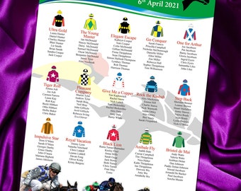 Grand National Wedding Seating Plan