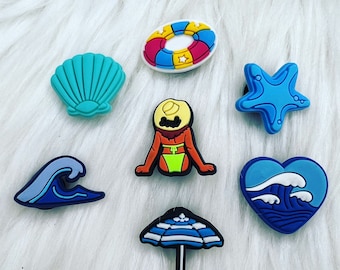 Beach/Summer Croc Charms