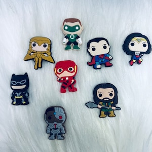 Super Hero Croc Charms