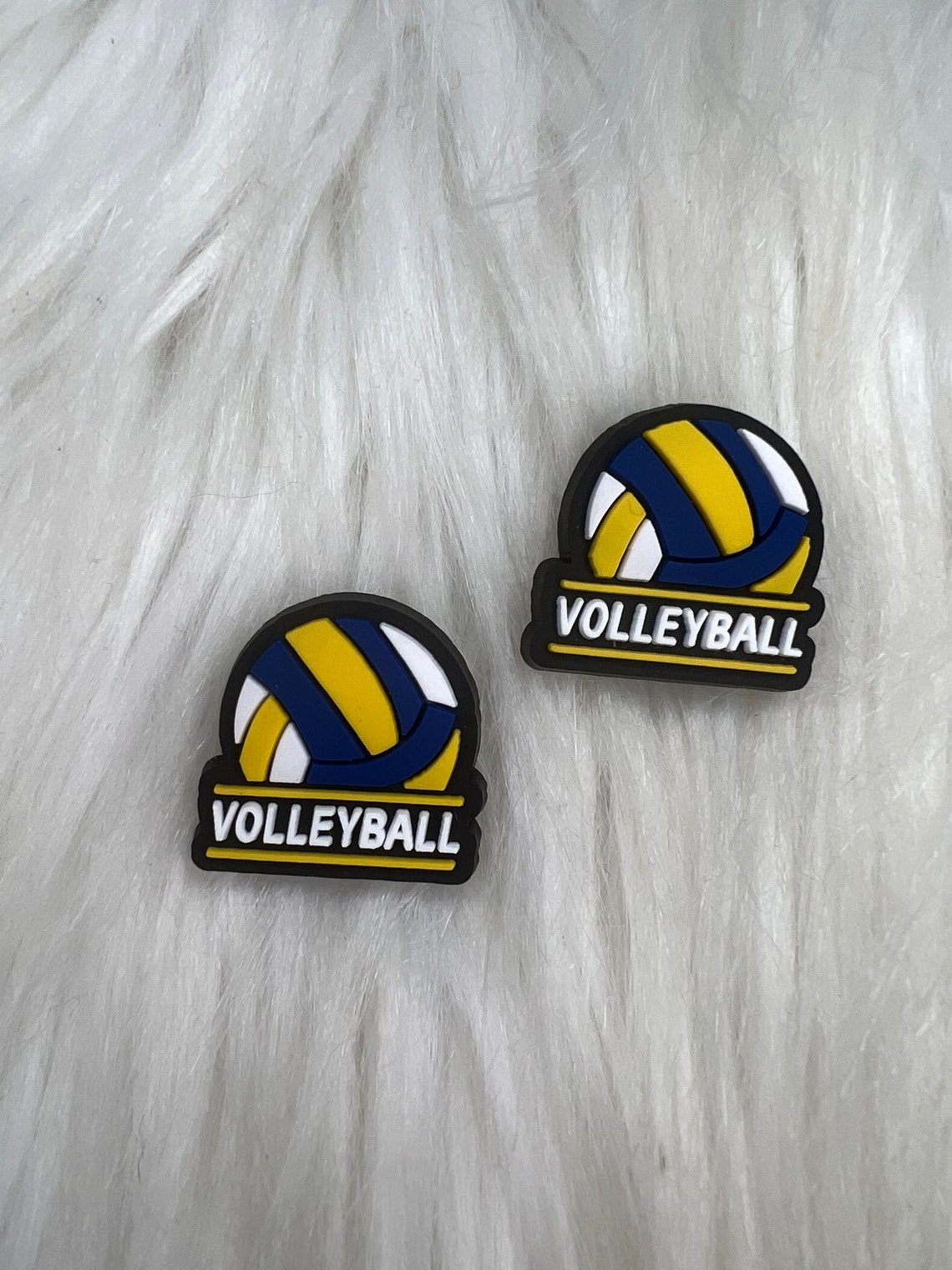 Volleyball Croc Charms Etsy