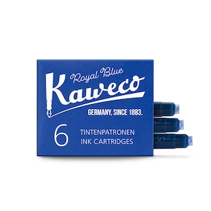 Kaweco Tintenpatronen Königsblau 6er Pack