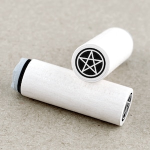 Mini Rubber Stamp Pentagram