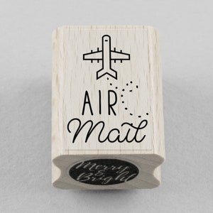 Rubber Stamp Air Mail 20 x 30 mm