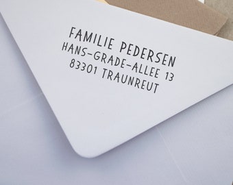 Text Stamp With Address In Different Sizes Design 47