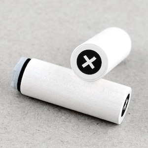 Mini Rubber Stamp Cancelled