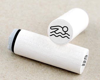 ミニスタンプ水泳