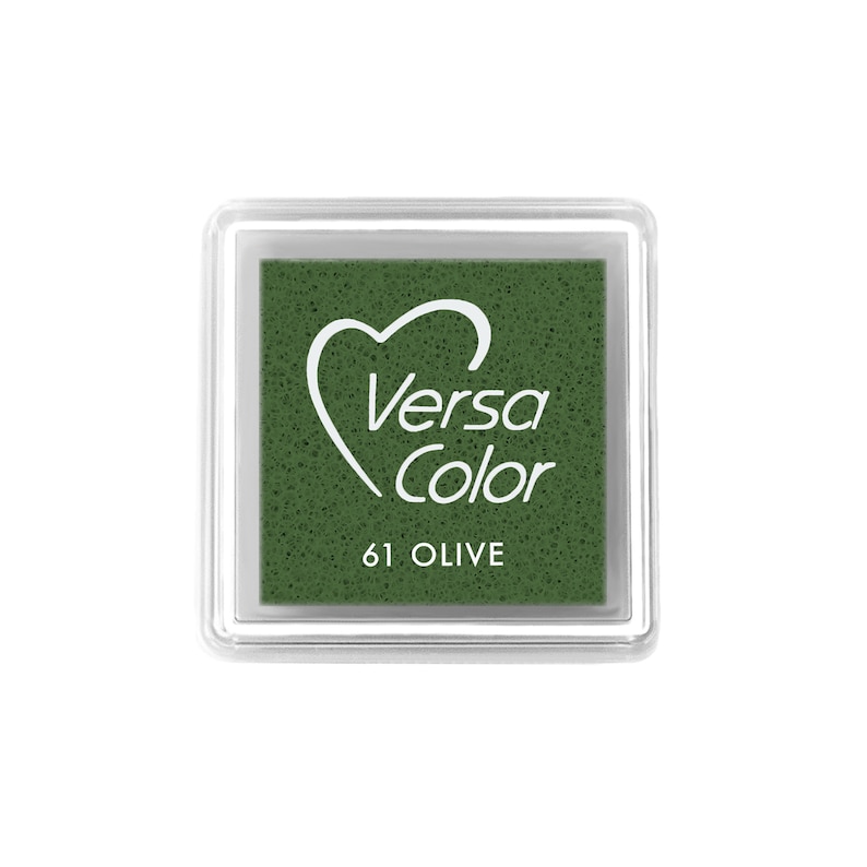 Stempelkissen Grüntöne VersaColor Tsukineko klein 61 Olive