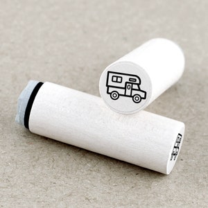 Ministempel Wohnwagen Camping