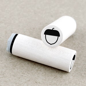 Mini Rubber Stamp Acorn