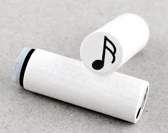 Mini Rubber Stamp Musical Note