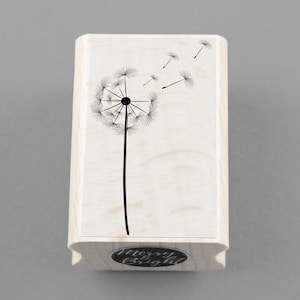 Rubber Stamp Dandelion 25 x 40 mm