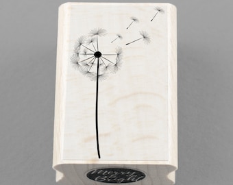 Rubber Stamp Dandelion 25 x 40 mm