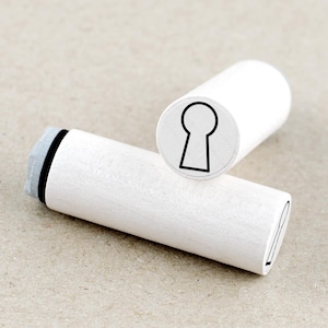 Mini Rubber Stamp Keyhole