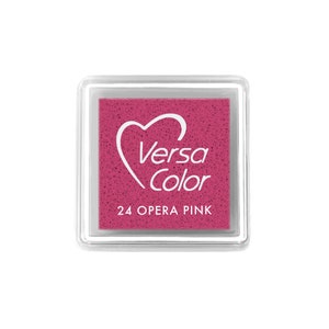 Ink Pad Pink Shades VersaColor Small 24 Opera Pink