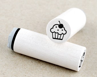 カップケーキのミニスタンプ