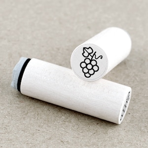 Ministempel Weintrauben
