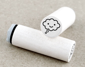 Mini Rubber Stamp Thought Bubble