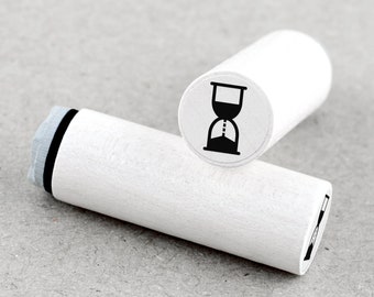 Mini Rubber Stamp Hourglass