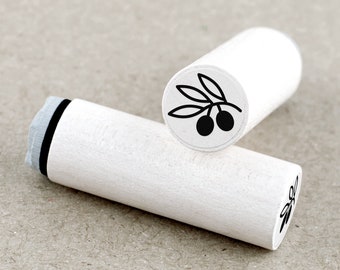 Mini Rubber Stamp Olives