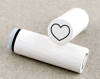 Mini Rubber Stamp Heart