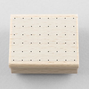 Rubber Stamp Dotted Lines 40 x 30 mm