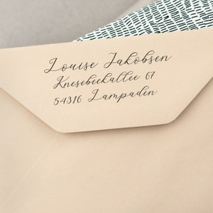 Textstempel mit Adresse in unterschiedlichen Größen Design 31