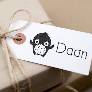 Kleiner Namens-Stempel Pinguine x Vornamen