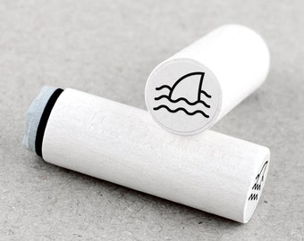 Mini Rubber Stamp Shark