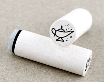 Mini Rubber Stamp Magic Lamp