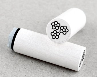 Mini Rubber Stamp Blossoms