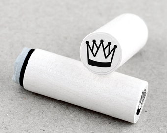 Mini Rubber Stamp Crown