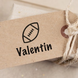 Petit tampon nominatif sport x prénom