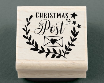 Stempel Christmas Post 35 x 30 mm