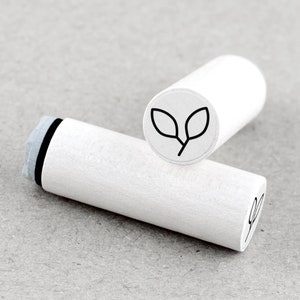 Mini Rubber Stamp Leaves