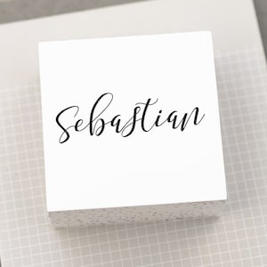 Textstempel mit Namen in unterschiedlichen Größen Design 21