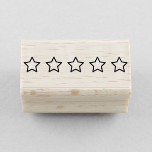 Rubber Stamp Rating 30 x 10 mm image 1