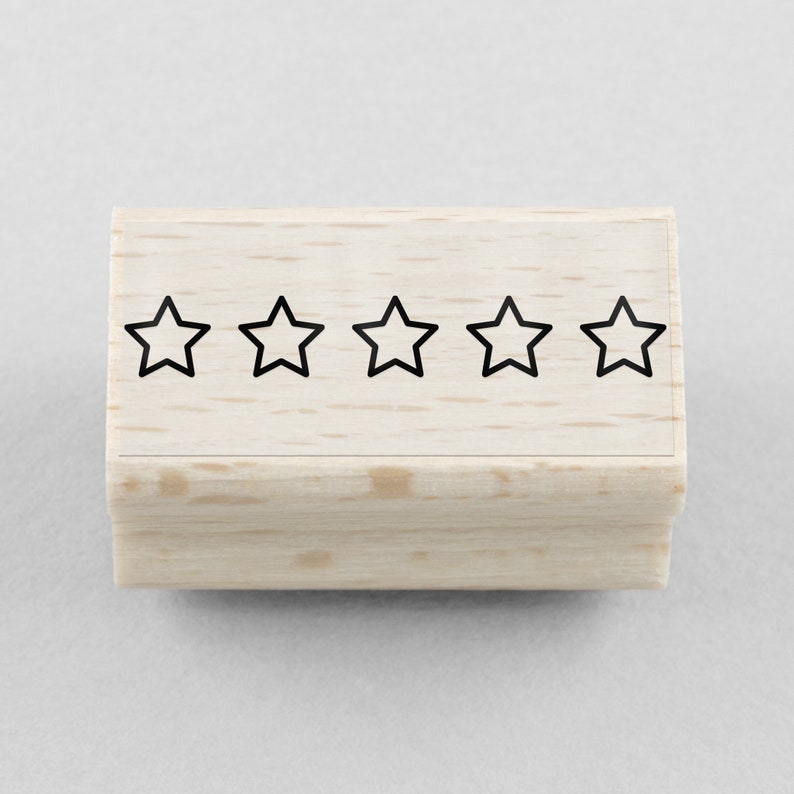 Rubber Stamp Rating 30 x 10 mm image 1