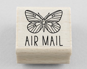 Rubber Stamp Air Mail 30 x 25 mm