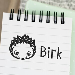 Kleiner Namens-Stempel Igel x Vornamen
