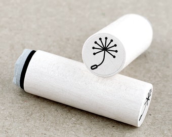 Mini Rubber Stamp Dandelion Umbrella